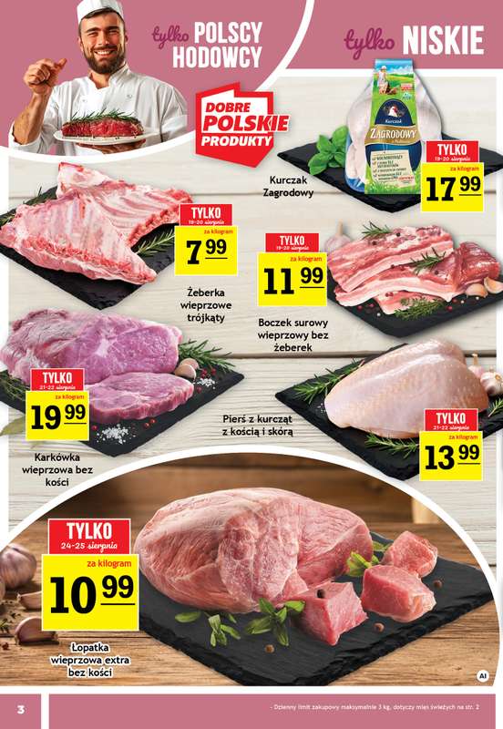 Gram Market - gazetka promocyjna Gazetka od środy 19.08 do wtorku 25.08 - strona 3