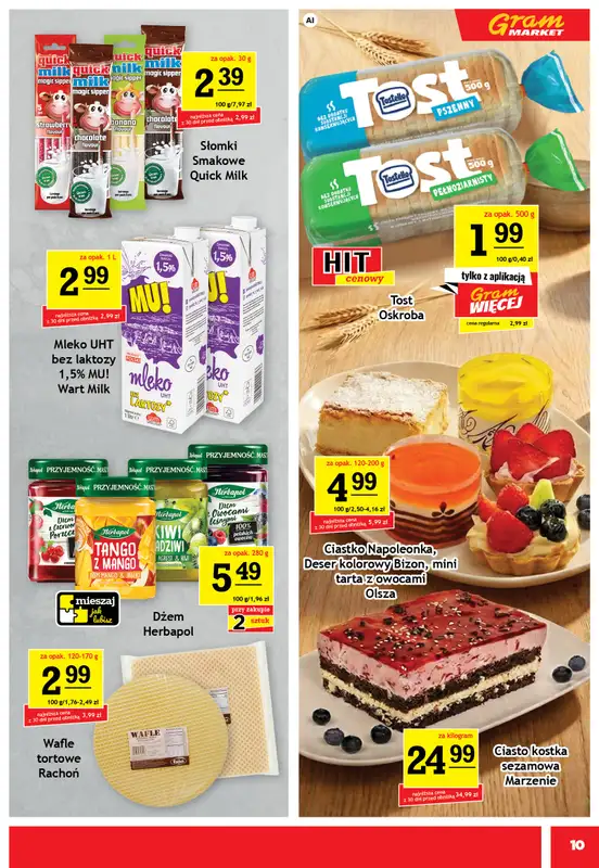 Gram Market - gazetka promocyjna Gazetka od środy 19.08 do wtorku 25.08 - strona 10