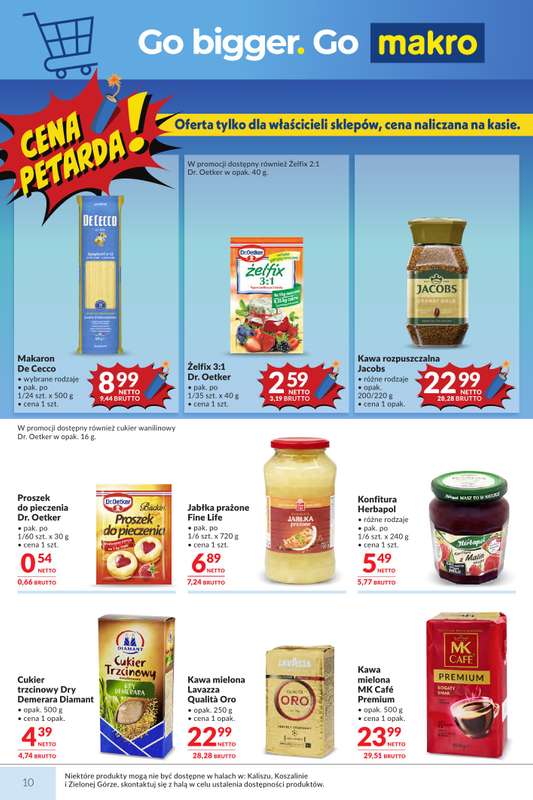 Makro - gazetka promocyjna Mega oferty dla Twojego Sklepu od wtorku 18.08 do poniedziałku 31.08 - strona 10