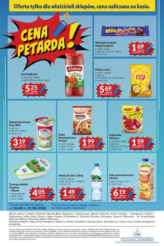 Makro - gazetka promocyjna Mega oferty dla Twojego Sklepu od wtorku 18.08 do poniedziałku 31.08 - strona 22