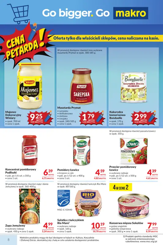 Makro - gazetka promocyjna Mega oferty dla Twojego Sklepu od wtorku 18.08 do poniedziałku 31.08 - strona 8