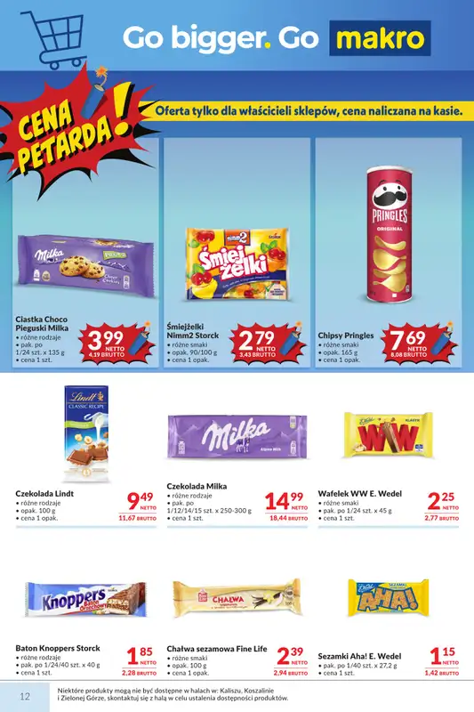 Makro - gazetka promocyjna Mega oferty dla Twojego Sklepu od wtorku 18.08 do poniedziałku 31.08 - strona 12