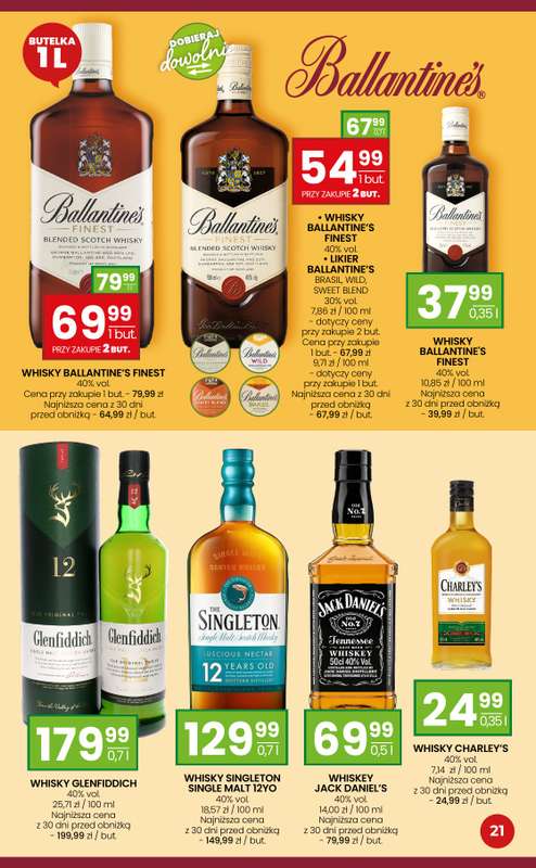 Twój Market - gazetka promocyjna Gazetka alkoholowa od piątku 14.08 do niedzieli 13.09 - strona 21