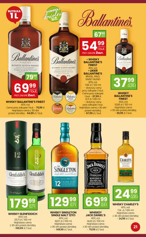 Twój Market - gazetka promocyjna Gazetka alkoholowa od piątku 14.08 do niedzieli 13.09 - strona 21