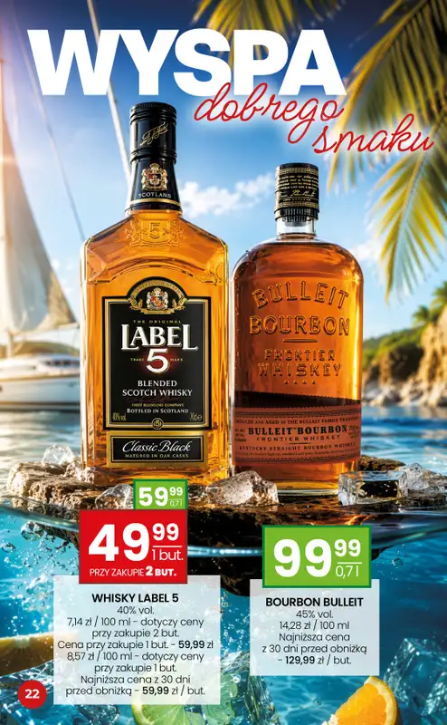 Twój Market - gazetka promocyjna Gazetka alkoholowa od piątku 14.08 do niedzieli 13.09 - strona 22
