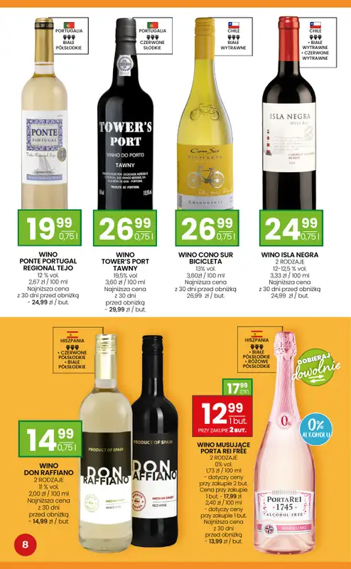 Twój Market - gazetka promocyjna Gazetka alkoholowa od piątku 14.08 do niedzieli 13.09 - strona 8