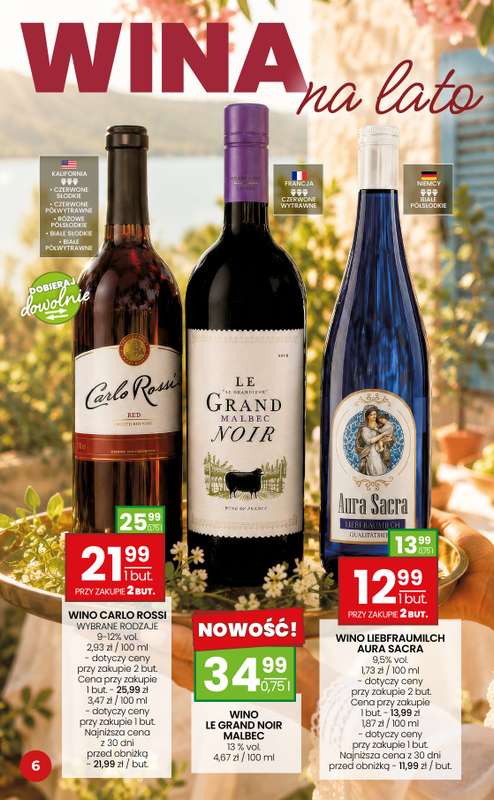 Twój Market - gazetka promocyjna Gazetka alkoholowa od piątku 14.08 do niedzieli 13.09 - strona 6