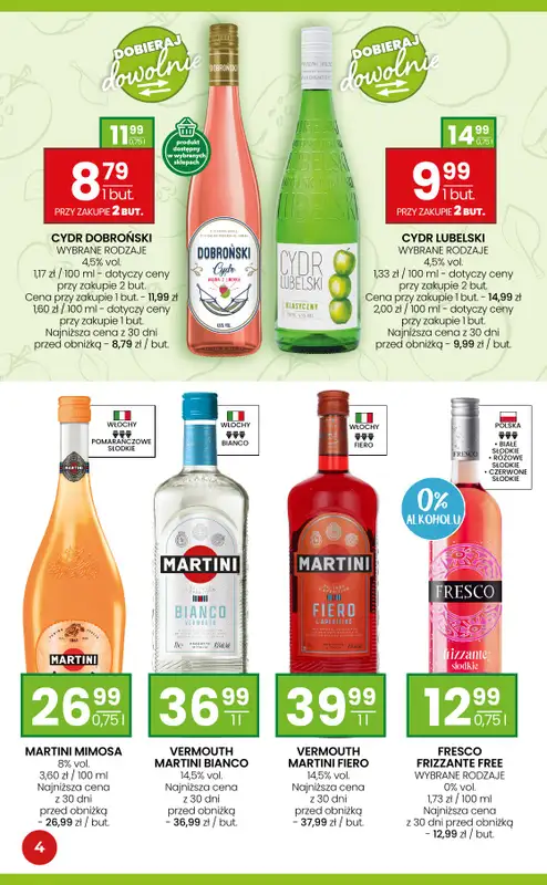 Twój Market - gazetka promocyjna Gazetka alkoholowa od piątku 14.08 do niedzieli 13.09 - strona 4