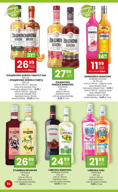 Twój Market - gazetka promocyjna Gazetka alkoholowa od piątku 14.08 do niedzieli 13.09 - strona 14