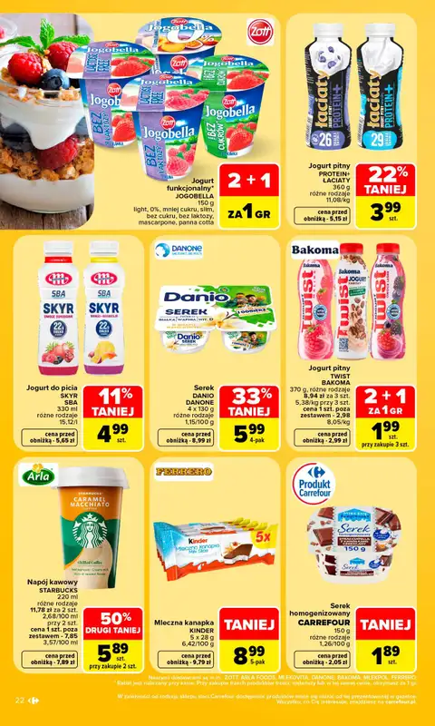 Carrefour - gazetka promocyjna Gazetka Carrefour od poniedziałku od poniedziałku 17.08 do soboty 22.08 - strona 24
