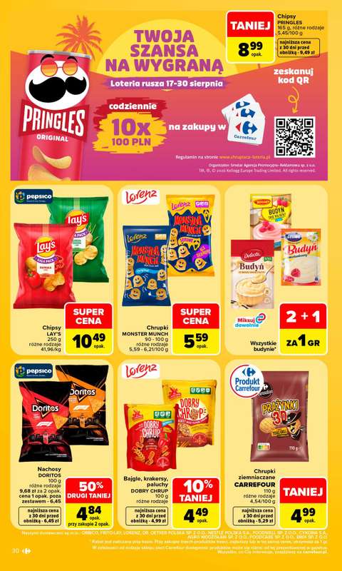 Carrefour - gazetka promocyjna Gazetka Carrefour od poniedziałku od poniedziałku 17.08 do soboty 22.08 - strona 32