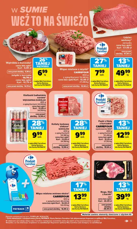 Carrefour - gazetka promocyjna Gazetka Carrefour od poniedziałku od poniedziałku 17.08 do soboty 22.08 - strona 15