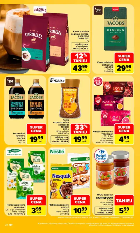Carrefour - gazetka promocyjna Gazetka Carrefour od poniedziałku od poniedziałku 17.08 do soboty 22.08 - strona 30