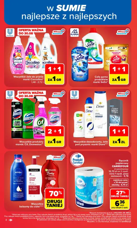 Carrefour - gazetka promocyjna Gazetka Carrefour od poniedziałku od poniedziałku 17.08 do soboty 22.08 - strona 10