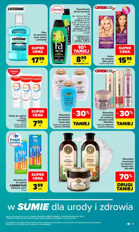 Carrefour - gazetka promocyjna Gazetka Carrefour od poniedziałku od poniedziałku 17.08 do soboty 22.08 - strona 39