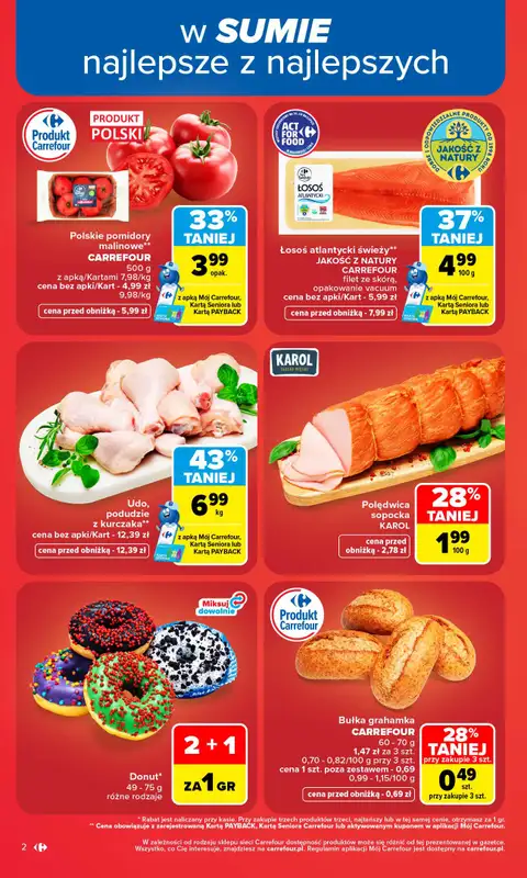 Carrefour - gazetka promocyjna Gazetka Carrefour od poniedziałku od poniedziałku 17.08 do soboty 22.08 - strona 4
