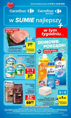 Carrefour - gazetka promocyjna Gazetka Carrefour od poniedziałku od poniedziałku 17.08 do soboty 22.08