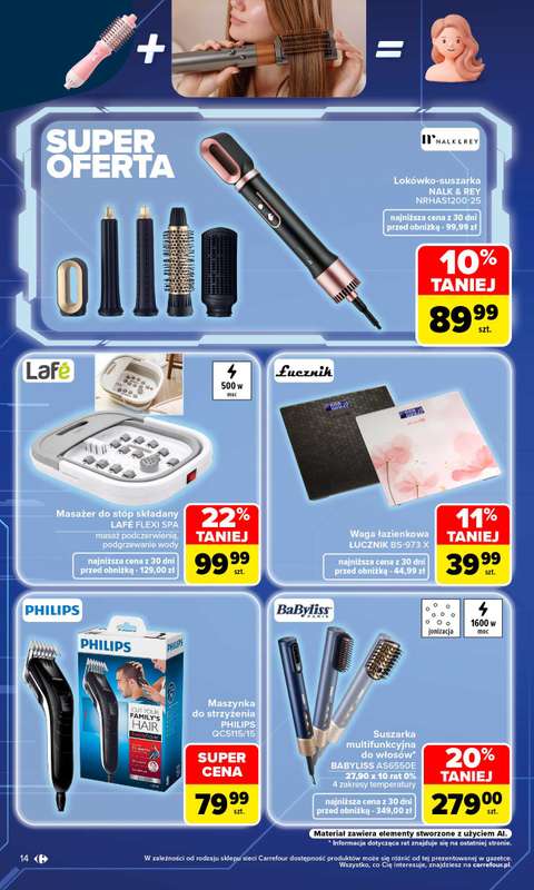 Carrefour - gazetka promocyjna Gazetka Multimedia dla każdego od poniedziałku 17.08 do soboty 05.09 - strona 14