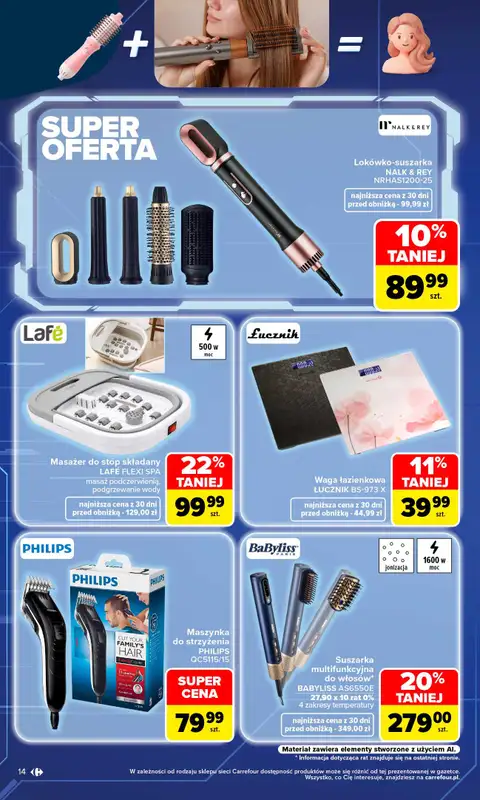Carrefour - gazetka promocyjna Gazetka Multimedia dla każdego od poniedziałku 17.08 do soboty 05.09 - strona 14