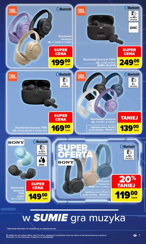 Carrefour - gazetka promocyjna Gazetka Multimedia dla każdego od poniedziałku 17.08 do soboty 05.09 - strona 7