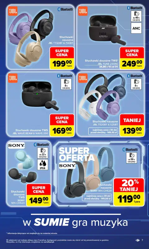 Carrefour - gazetka promocyjna Gazetka Multimedia dla każdego od poniedziałku 17.08 do soboty 05.09 - strona 7