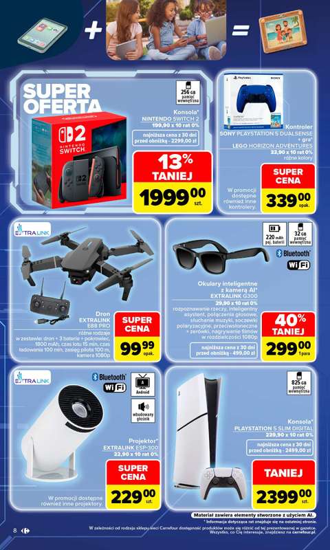 Carrefour - gazetka promocyjna Gazetka Multimedia dla każdego od poniedziałku 17.08 do soboty 05.09 - strona 8