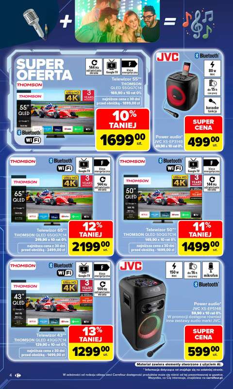 Carrefour - gazetka promocyjna Gazetka Multimedia dla każdego od poniedziałku 17.08 do soboty 05.09 - strona 4