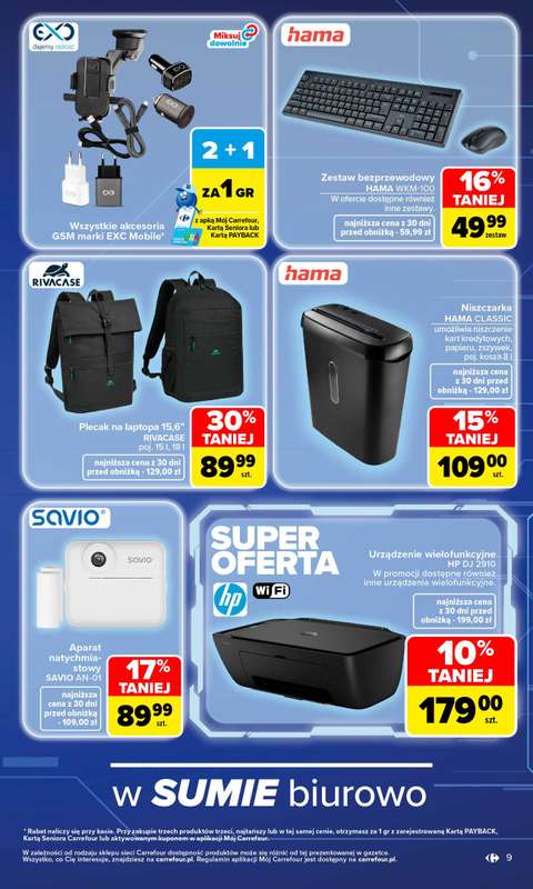 Carrefour - gazetka promocyjna Gazetka Multimedia dla każdego od poniedziałku 17.08 do soboty 05.09 - strona 9