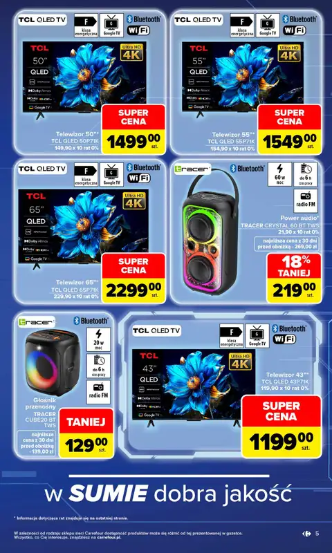 Carrefour - gazetka promocyjna Gazetka Multimedia dla każdego od poniedziałku 17.08 do soboty 05.09 - strona 5
