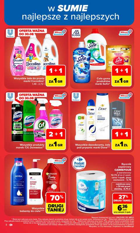 Carrefour Market - gazetka promocyjna Gazetka Carrefour Market od poniedziałku od poniedziałku 17.08 do soboty 22.08 - strona 10