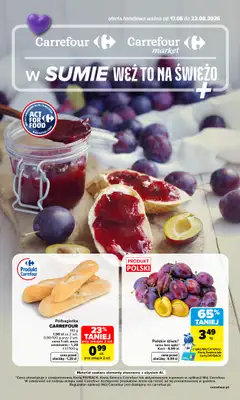 Carrefour Market - gazetka promocyjna Gazetka Weź to na świeżo od poniedziałku 17.08 do soboty 22.08