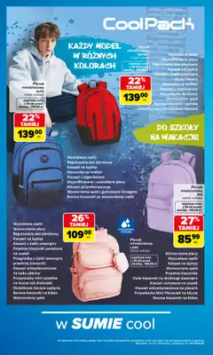 Carrefour - gazetka promocyjna Gazetka Szkolna oferta na plecaki, piórniki i worki od soboty 15.08 do soboty 12.09 - strona 10