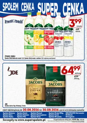 Społem - Blisko i Korzystnie - gazetka promocyjna Super Cenka od czwartku 20.08 do niedzieli 30.08 - strona 4