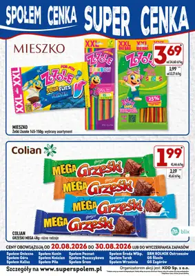 Społem - Blisko i Korzystnie - gazetka promocyjna Super Cenka od czwartku 20.08 do niedzieli 30.08 - strona 3