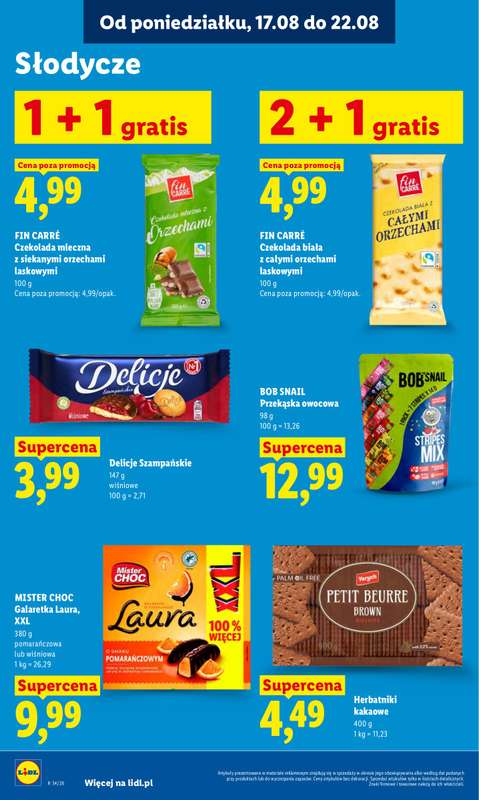 Lidl - gazetka promocyjna Oferta od poniedziałku od poniedziałku 17.08 do środy 19.08 - strona 64