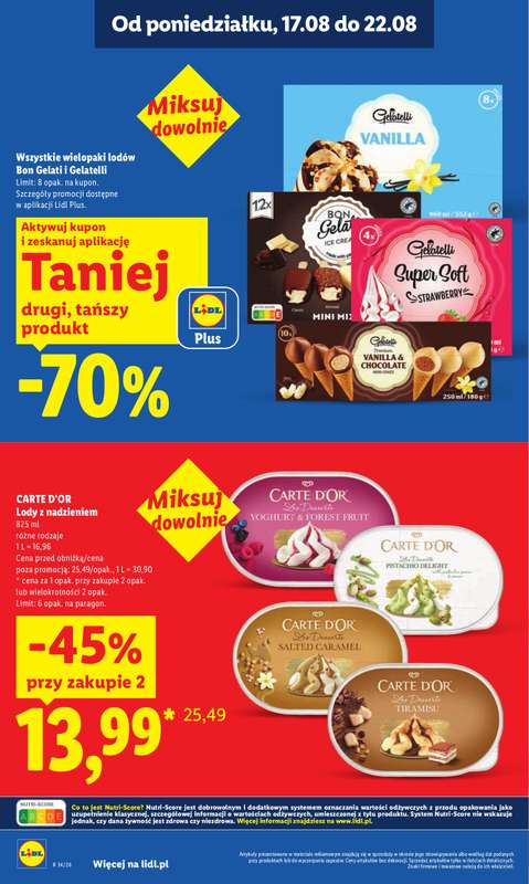 Lidl - gazetka promocyjna Oferta od poniedziałku od poniedziałku 17.08 do środy 19.08 - strona 20