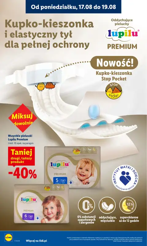 Lidl - gazetka promocyjna Oferta od poniedziałku od poniedziałku 17.08 do środy 19.08 - strona 72