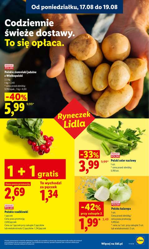 Lidl - gazetka promocyjna Oferta od poniedziałku od poniedziałku 17.08 do środy 19.08 - strona 35