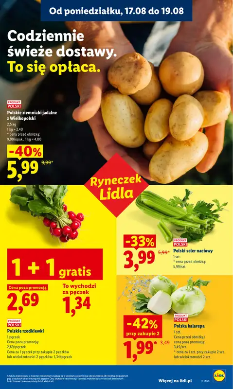 Lidl - gazetka promocyjna Oferta od poniedziałku od poniedziałku 17.08 do środy 19.08 - strona 35