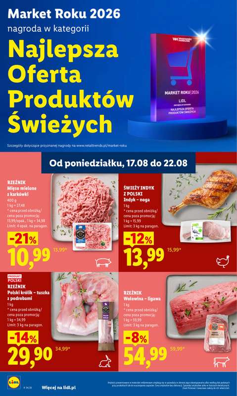 Lidl - gazetka promocyjna Oferta od poniedziałku od poniedziałku 17.08 do środy 19.08 - strona 44