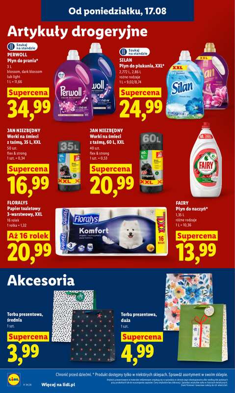 Lidl - gazetka promocyjna Oferta od poniedziałku od poniedziałku 17.08 do środy 19.08 - strona 76