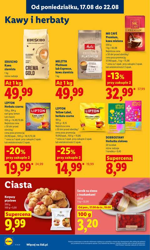 Lidl - gazetka promocyjna Oferta od poniedziałku od poniedziałku 17.08 do środy 19.08 - strona 70