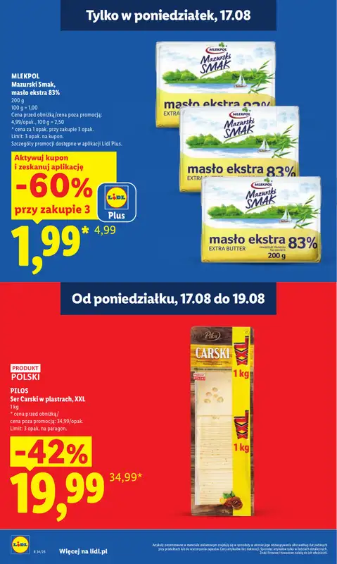 Lidl - gazetka promocyjna Oferta od poniedziałku od poniedziałku 17.08 do środy 19.08 - strona 10