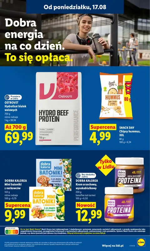 Lidl - gazetka promocyjna Oferta od poniedziałku od poniedziałku 17.08 do środy 19.08 - strona 61