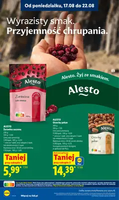 Lidl - gazetka promocyjna Oferta od poniedziałku od poniedziałku 17.08 do środy 19.08 - strona 62