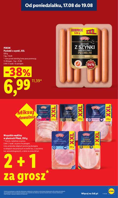 Lidl - gazetka promocyjna Oferta od poniedziałku od poniedziałku 17.08 do środy 19.08 - strona 13