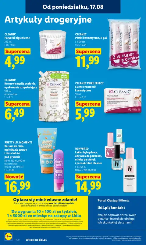 Lidl - gazetka promocyjna Oferta od poniedziałku od poniedziałku 17.08 do środy 19.08 - strona 74