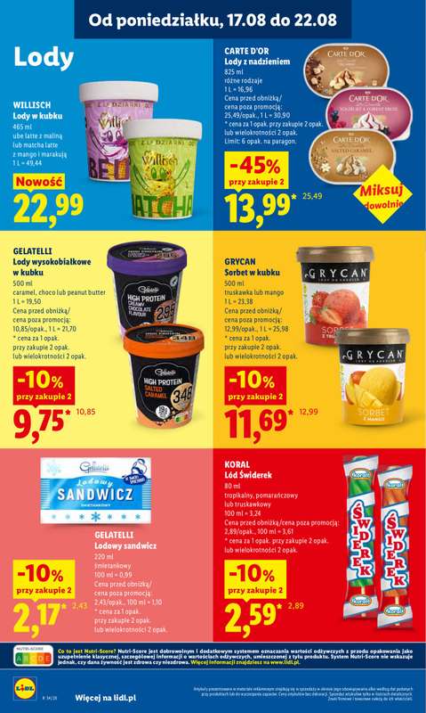 Lidl - gazetka promocyjna Oferta od poniedziałku od poniedziałku 17.08 do środy 19.08 - strona 54