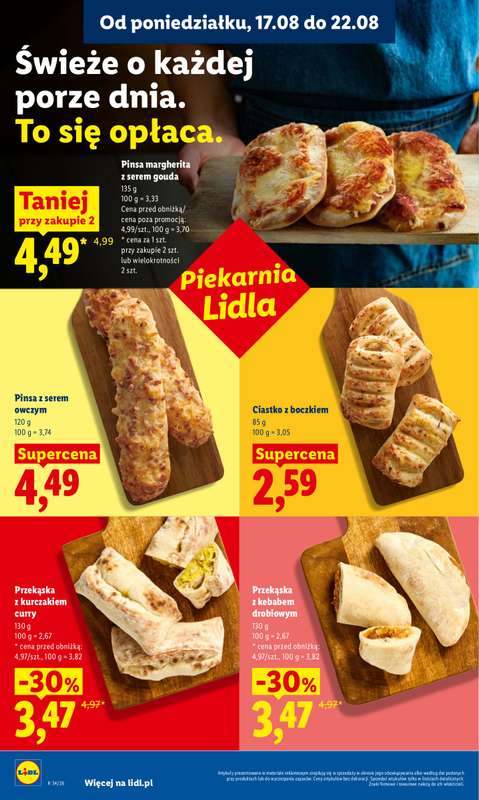 Lidl - gazetka promocyjna Oferta od poniedziałku od poniedziałku 17.08 do środy 19.08 - strona 42