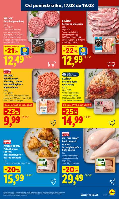 Lidl - gazetka promocyjna Oferta od poniedziałku od poniedziałku 17.08 do środy 19.08 - strona 45